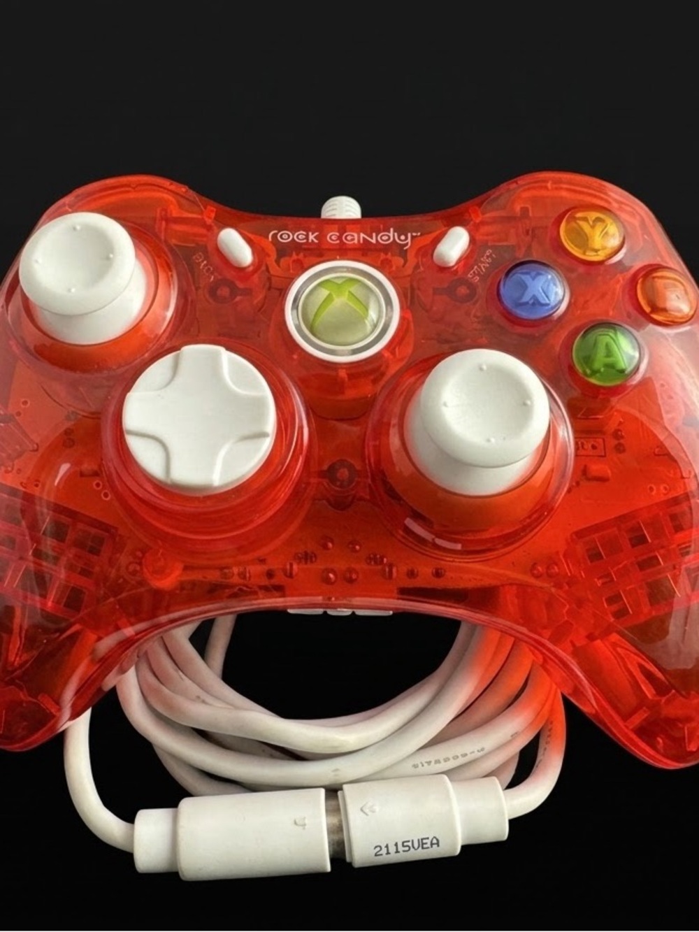 Rock & Candy Wired XbStyle Controller - Red Transparent Nintendo switch